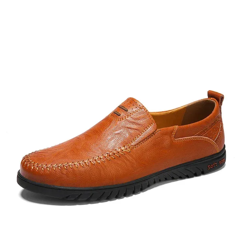 UrbanSteps Herren Casual Leder Slipper