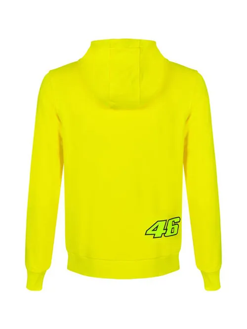 Valentino Rossi VR46 Classic Mens 46 The Doctor Hooded Fleece Yellow