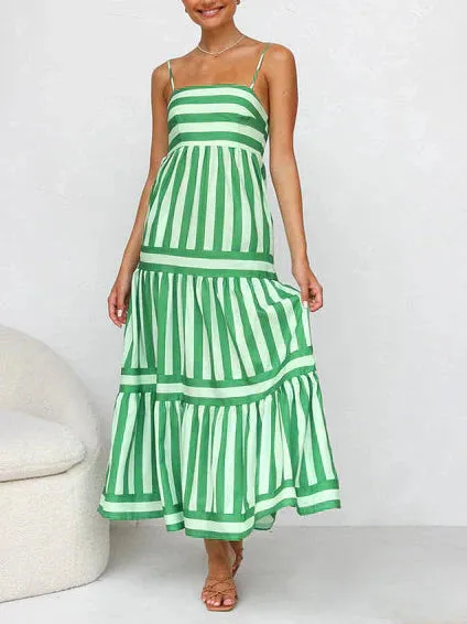 Vanessa - Long Striped Dress