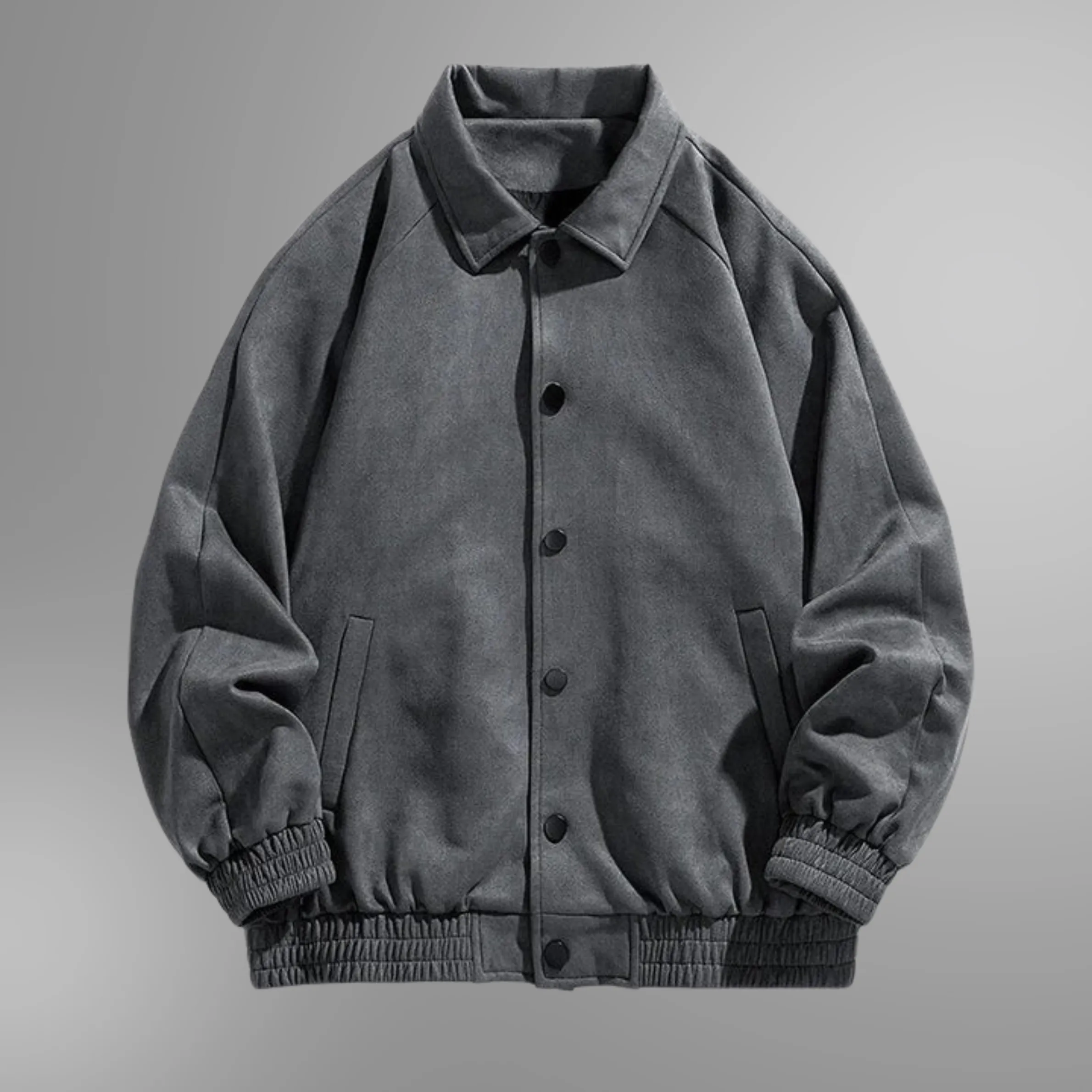 Vanguard Elegance" – Wildleder-Bomberjacke mit Premium-Ausstattung