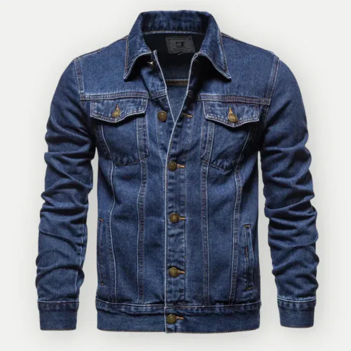 Victor Denim Trucker Jacket: Stylish Design