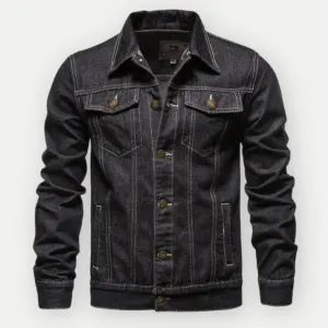 Victor Denim Trucker Jacket: Stylish Design