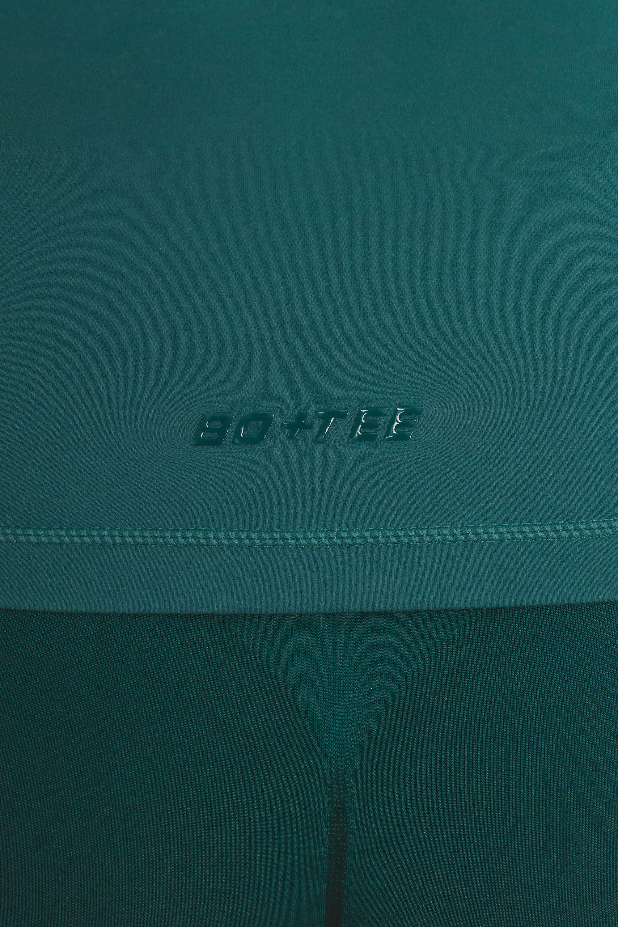 Vigour - Soft Active Hooded Zip Up Jacket in Jade Green