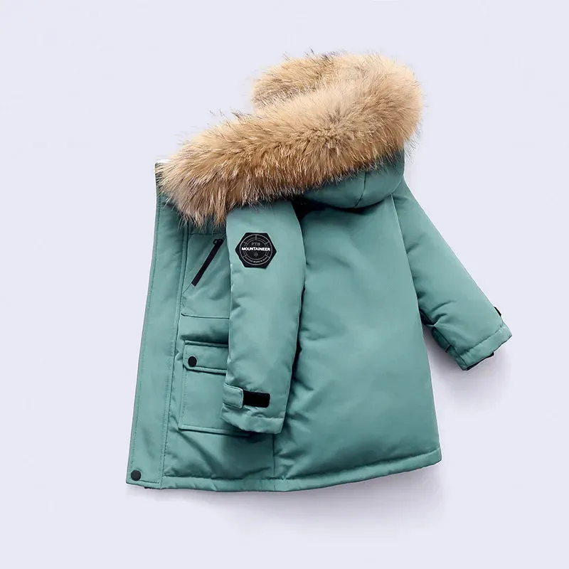 Warm Winter Down Jacket Set
