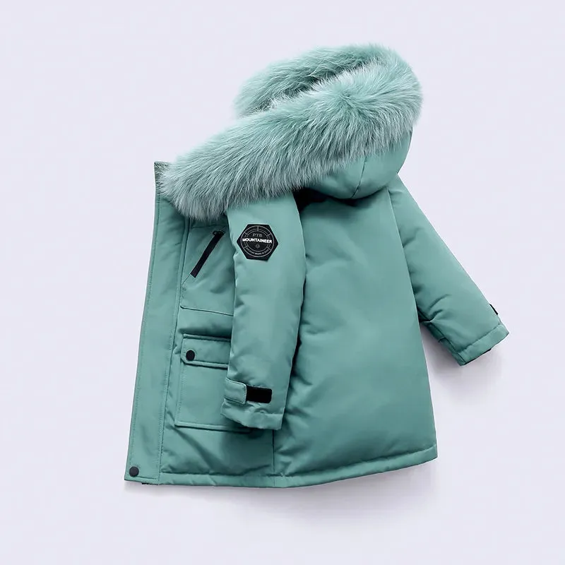Warm Winter Down Jacket Set