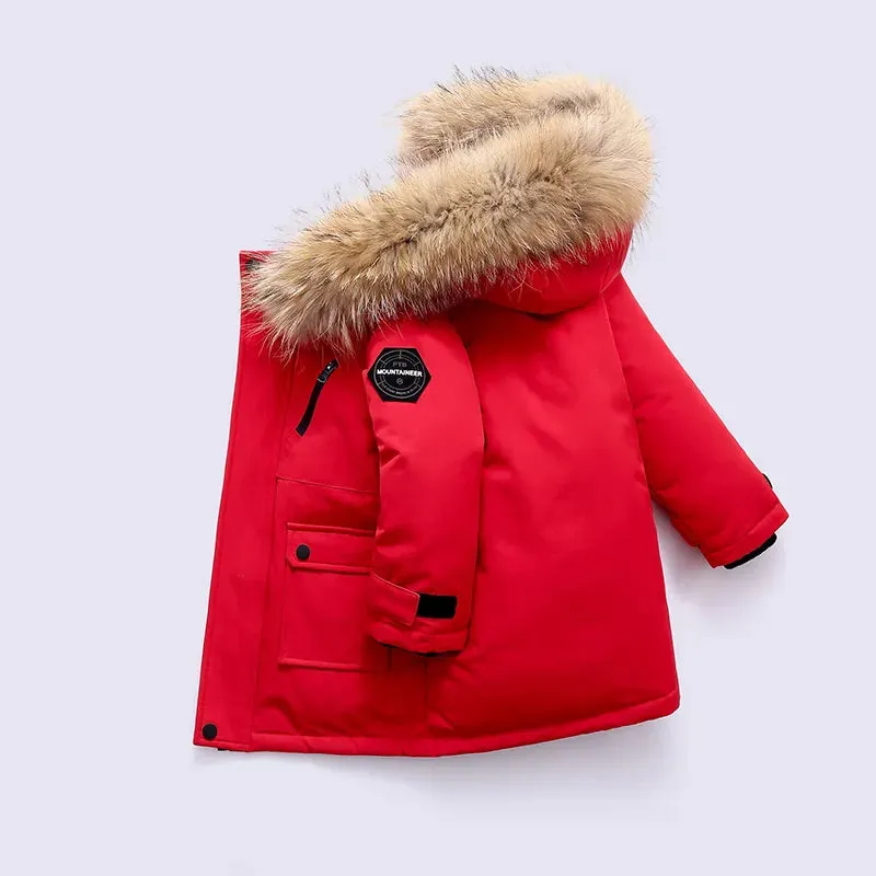Warm Winter Down Jacket Set