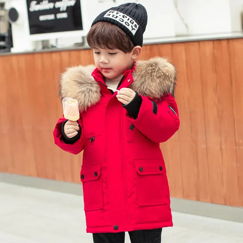 Warm Winter Down Jacket Set