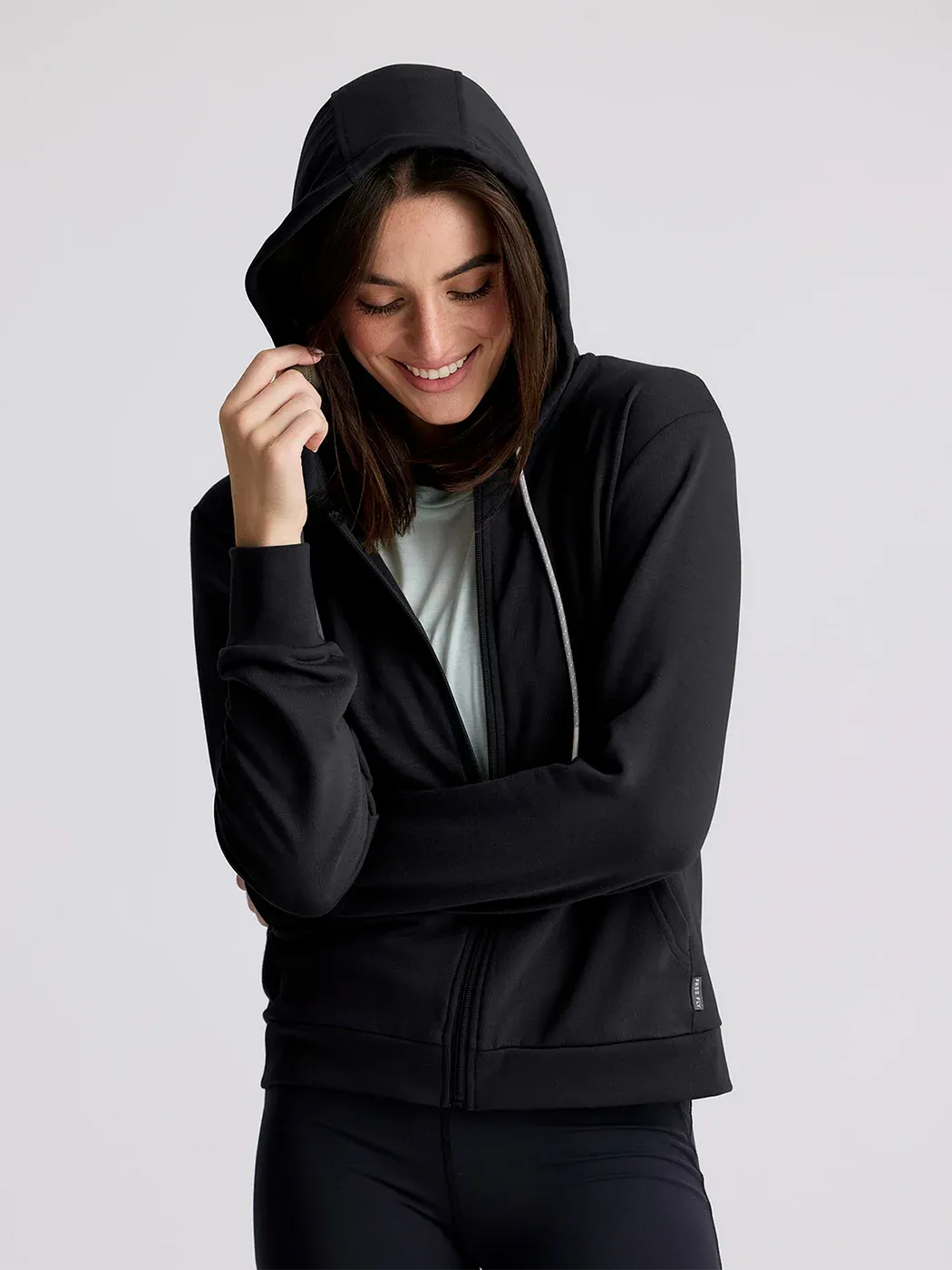 Women's Bamboo Lightweight Fleece Zip Hoodie