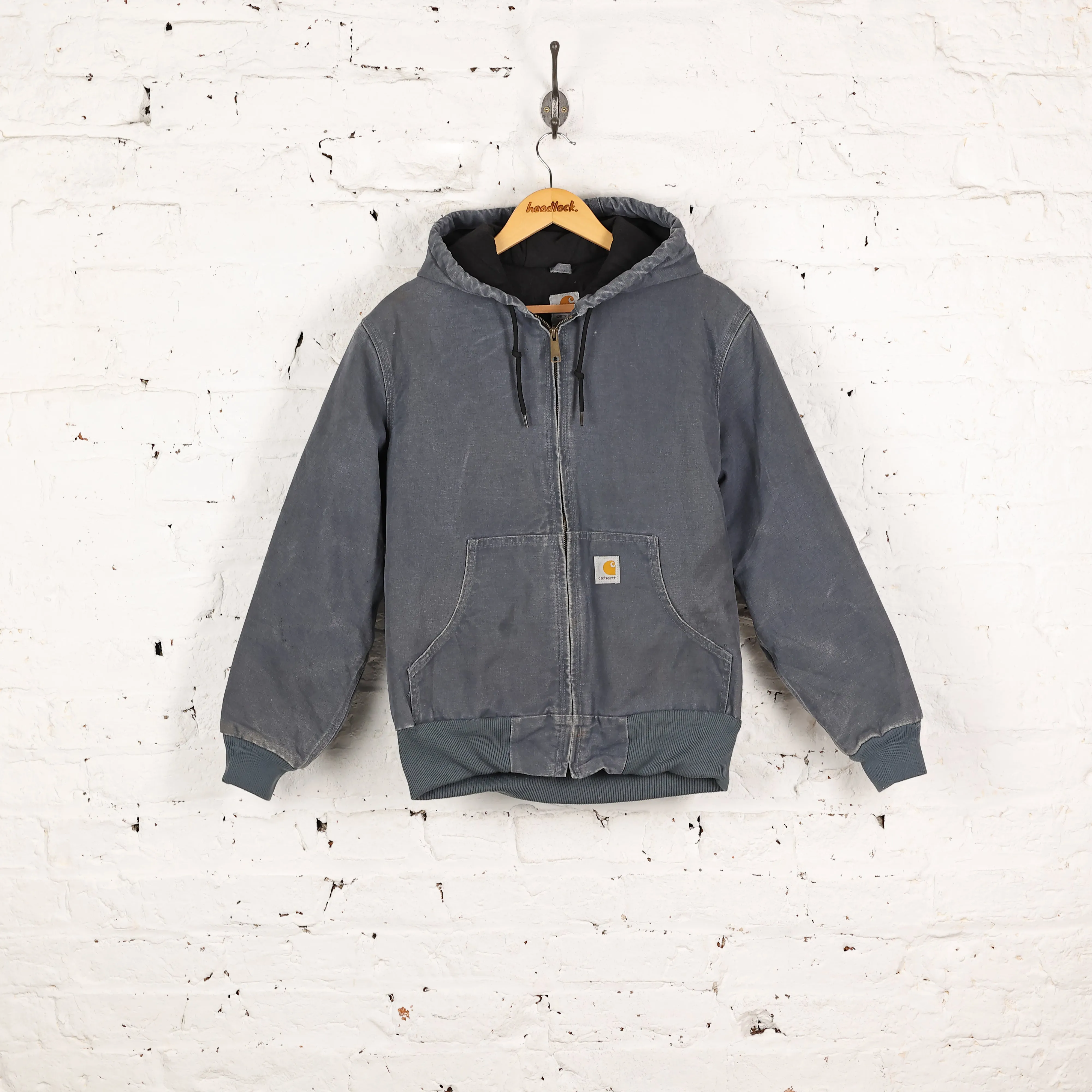 Women's Carhartt Hooded Work Jacket - Blue - Women's S