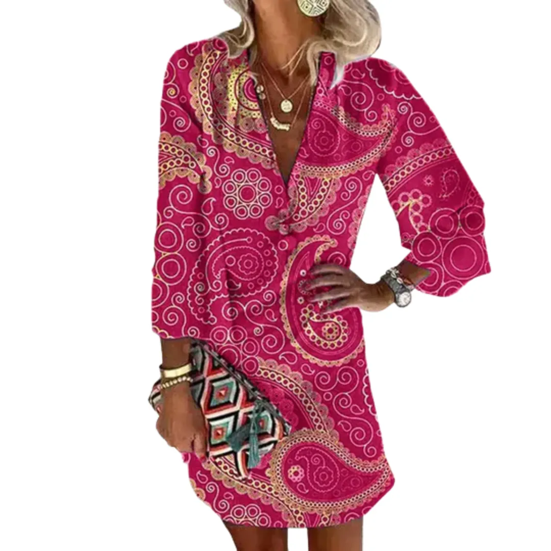 Women's Elegant Boho Party Dress | Mini
