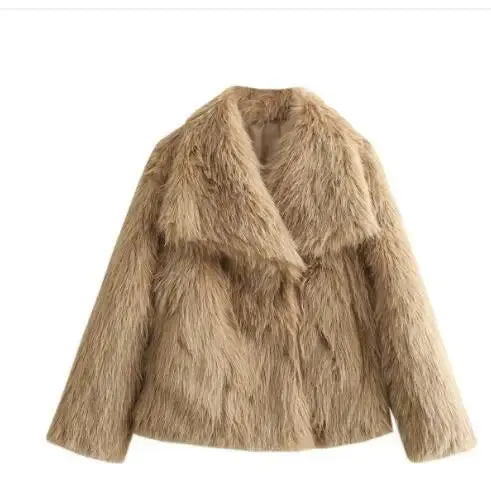 Women's Sequin Woven Stand Collar Long Sleeve Loose Jacket