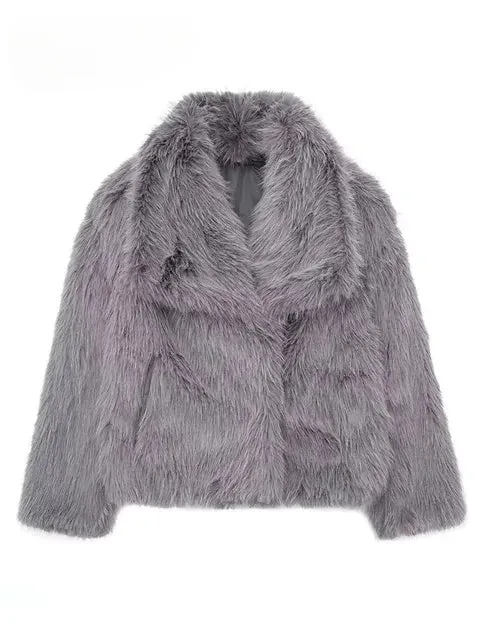 Women's Sequin Woven Stand Collar Long Sleeve Loose Jacket