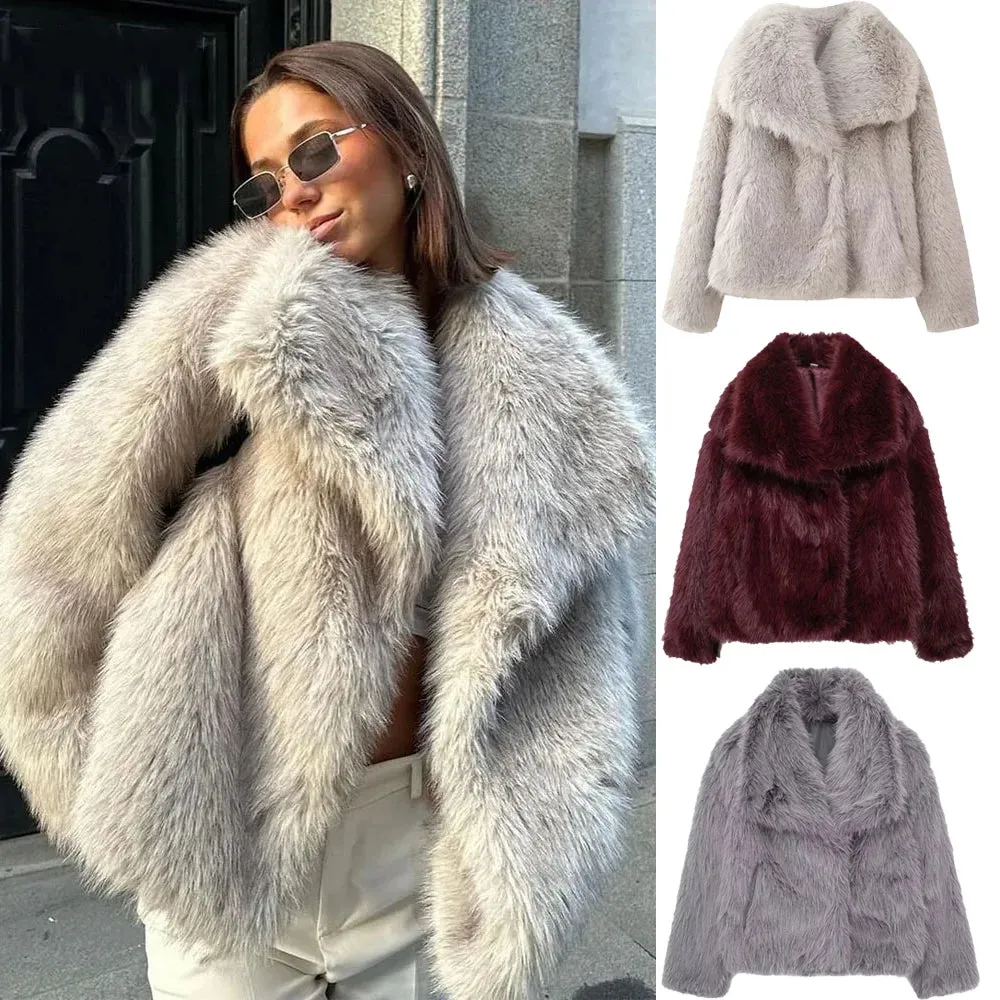 Women's Sequin Woven Stand Collar Long Sleeve Loose Jacket