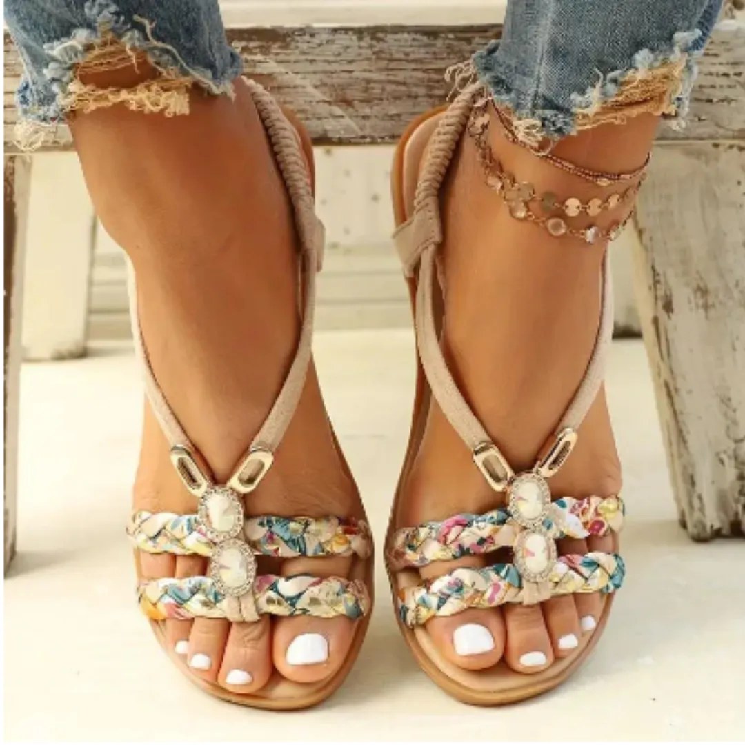 Women's Spring Beach Sling Back Sandals | Flat