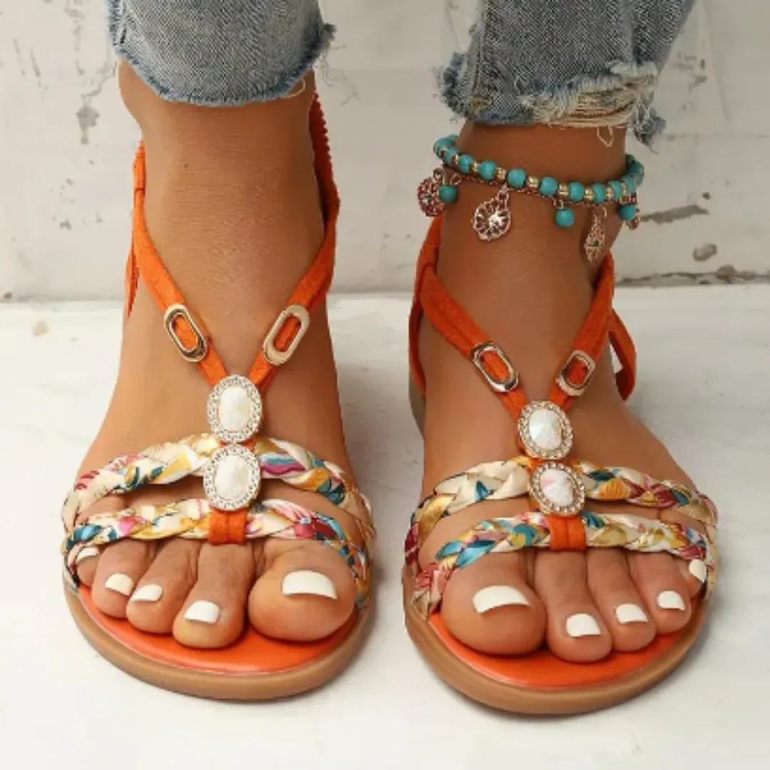 Women's Spring Beach Sling Back Sandals | Flat