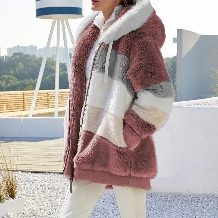 Women's Warm Zipper Hooded Coat