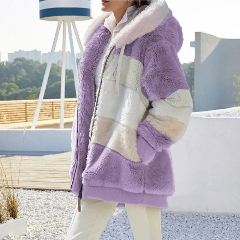 Women's Warm Zipper Hooded Coat