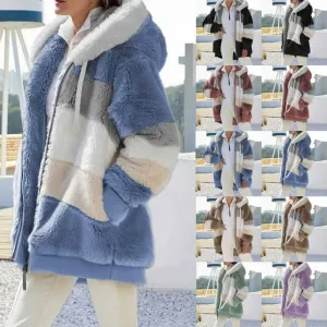 Women's Warm Zipper Hooded Coat