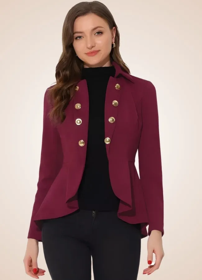 Women's White Steampunk Jacket
